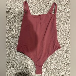 SKIMS Women's Bodysuit in Deep Burgundy
